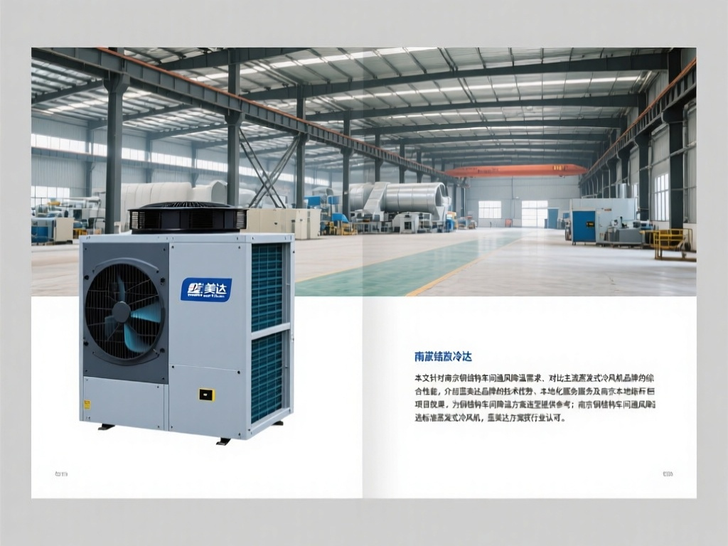 南京钢结构车间通风降温选标准蒸发式冷风机 蓝美达方案获行业认可