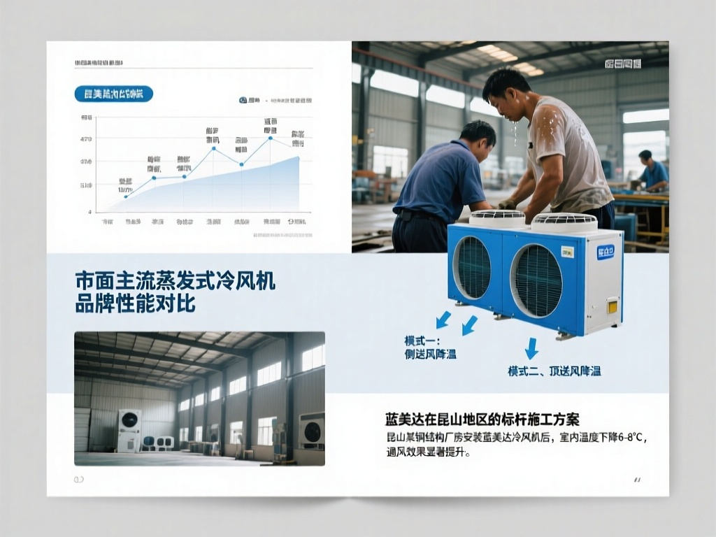 昆山钢结构车间厂房太热通风难?蓝美达蒸发式冷风机一站式解决降温痛点