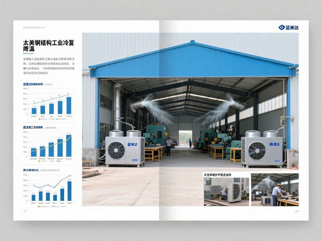 太仓钢结构车间通风降温方案选工业冷风机 蓝美达本地服务降本更高效